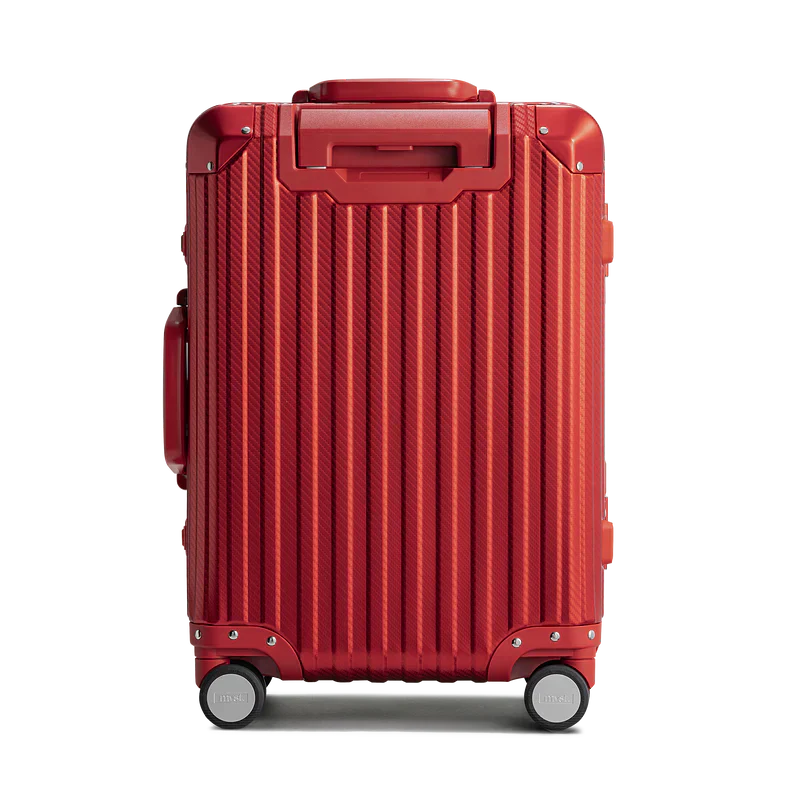 Treva Suitcase Aluminium Red