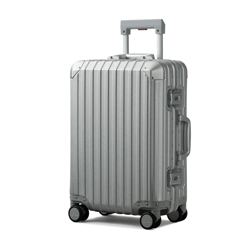 Treva Suitcase Aluminum Silver